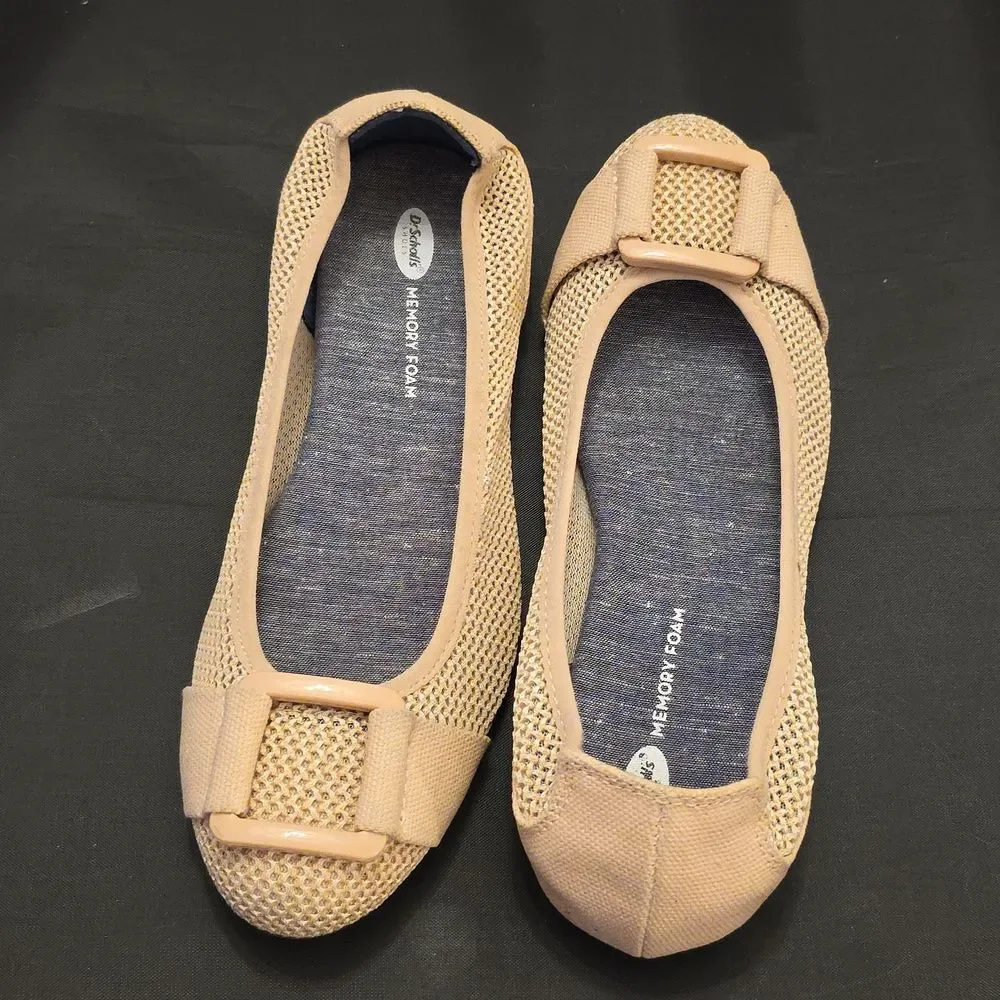 DR SCHILL'S MEMORY FOAM. FRANKIE MESH COOL FIT DESIGN SLIP ON WOMEN FLATS